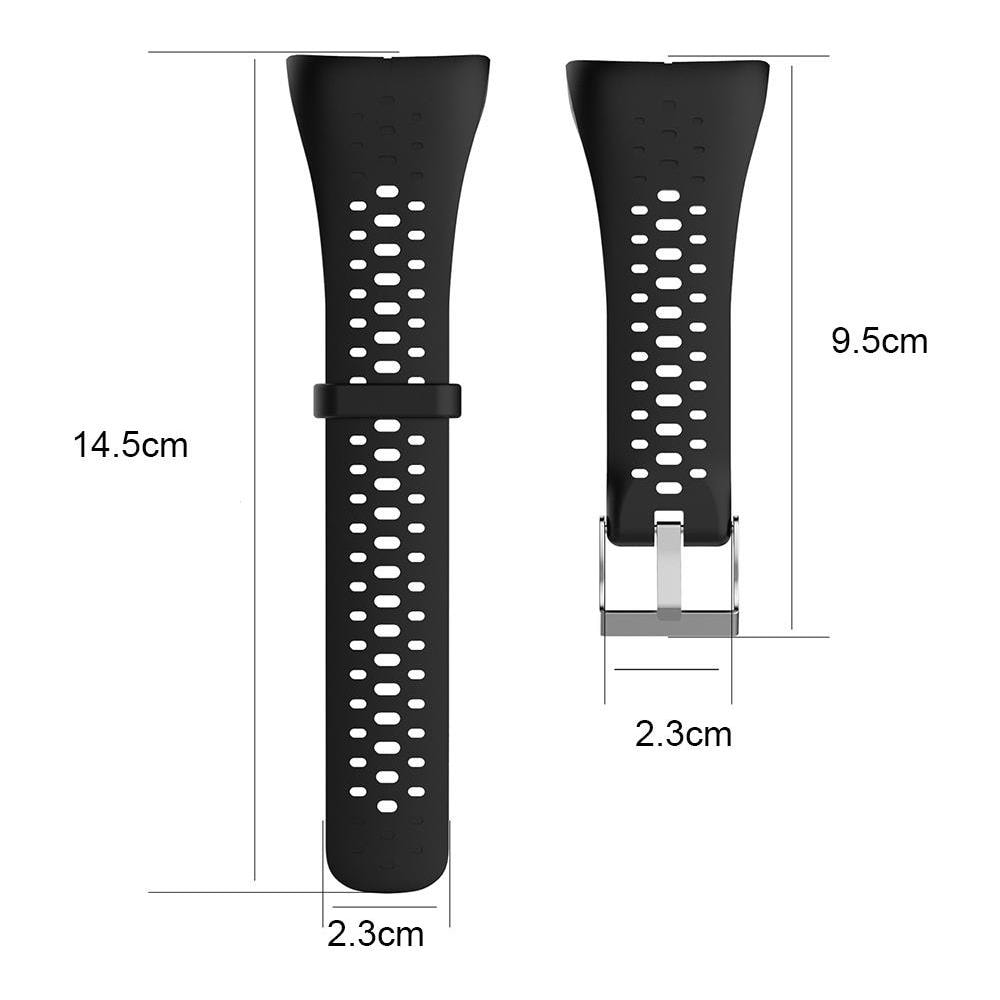 Bracciale In Silicone Polar M400 / M430 Black - Foto 2