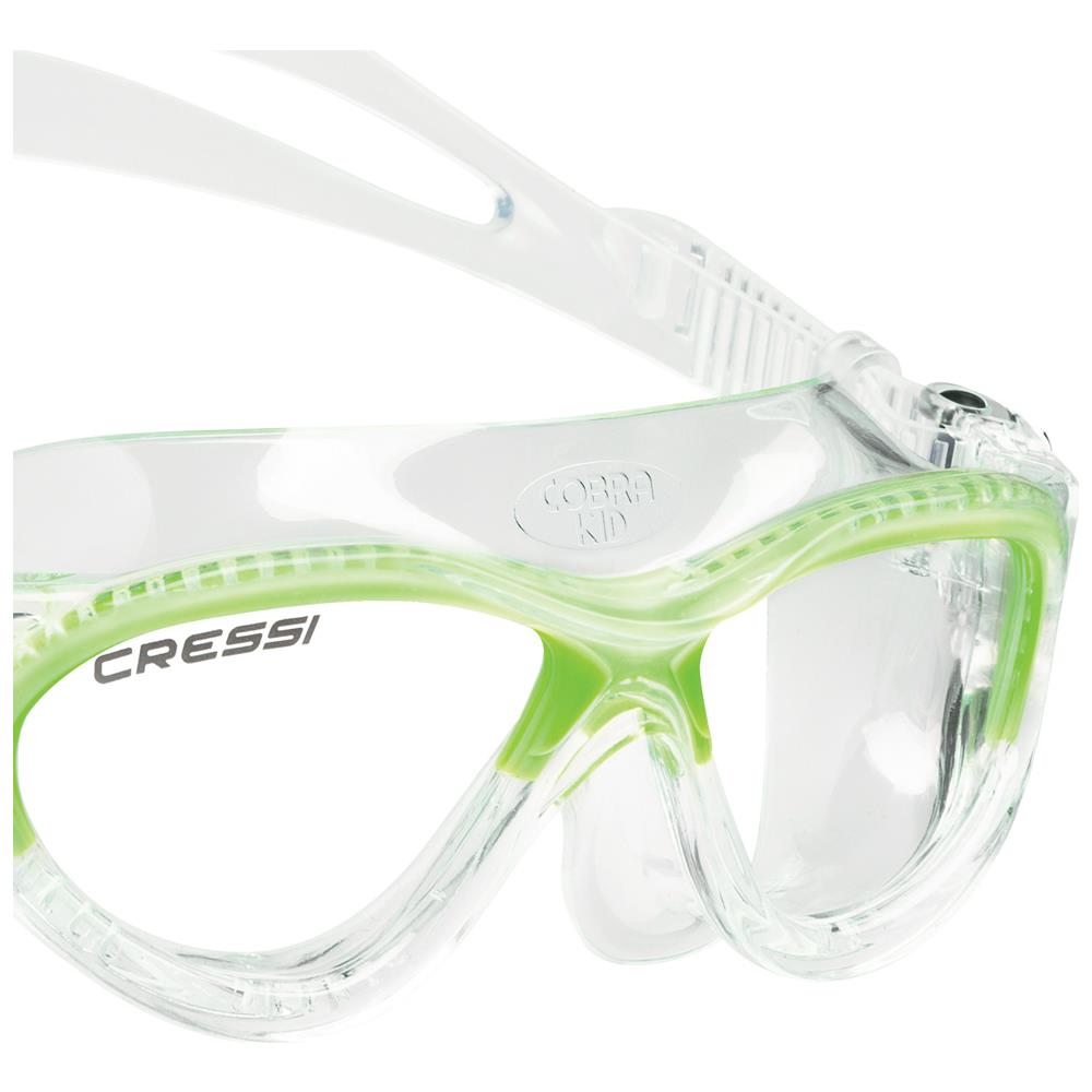 Occhialini Mini Cobra Trasparente Regular Trasparente / lime - Foto 3