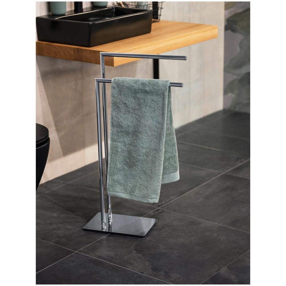 Supporto Da Bagno Per Asciugamani Recco, Supporto Stabile A 2 Bracci - Foto 4