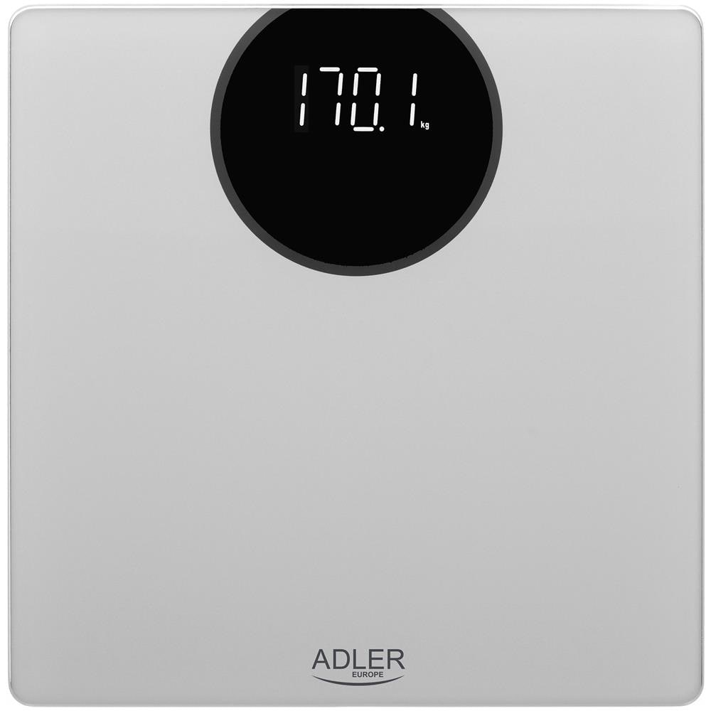 Ad8175 Bilancia Pesapersone Digitale Alta Precisione 180kg, Display Led Autospegnimento Argento - Foto 7