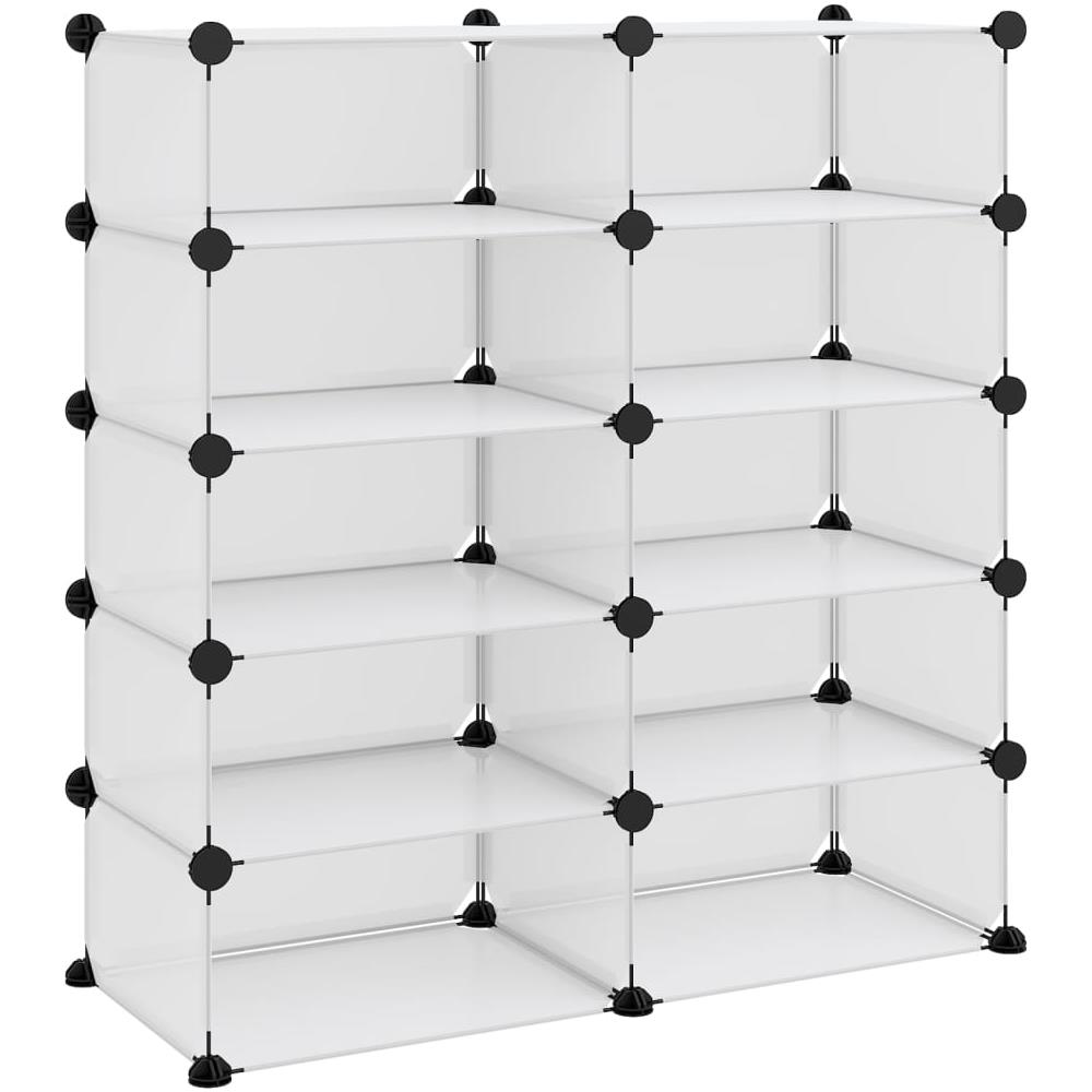 Scarpiera Trasparente 84x32x88,5 Cm In Pp - Foto 2