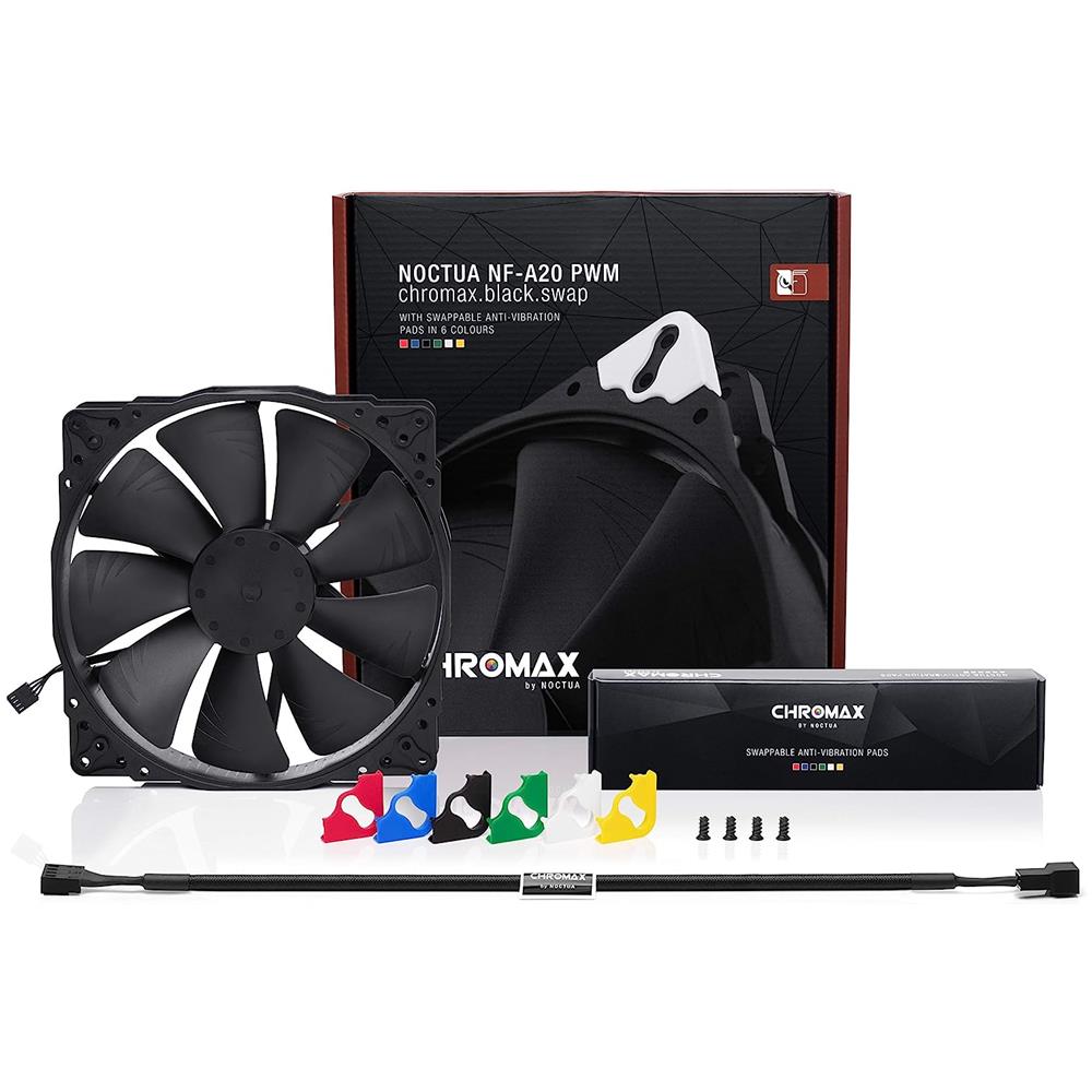 Ventola PC NF-A20-PWM ed.chromax.black.swap Diametro 20 cm Colore Nero - Foto 3