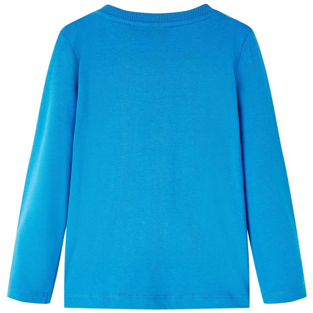 Maglietta Da Bambino A Maniche Lunghe Stampa Tigre Blu Cobalto 104 - Foto 2