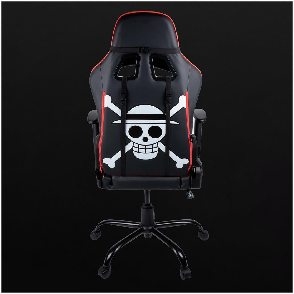 OnePiece Poltrona per gaming Seduta imbottita Nero, Arancione - Foto 7