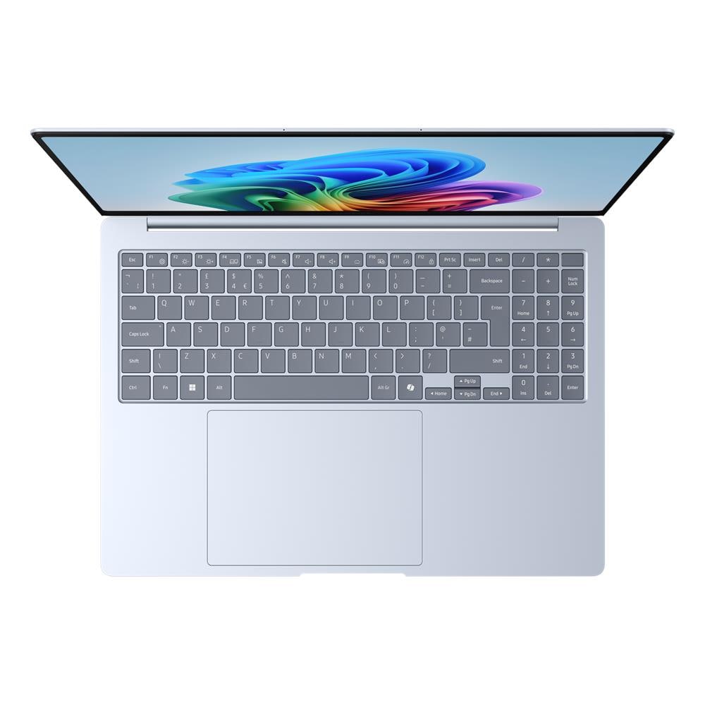 Galaxy Book4 Edge NP960XMBA-EXP Qualcomm Snapdragon X1E-84-100 Computer portatile 40,6 cm (16") Touch screen WQXGA+ 16 GB LPDDR5x-SDRAM 1 TB eUFS Wi-Fi 7 (802.11be) Windows 11 Home Blu - Foto 2