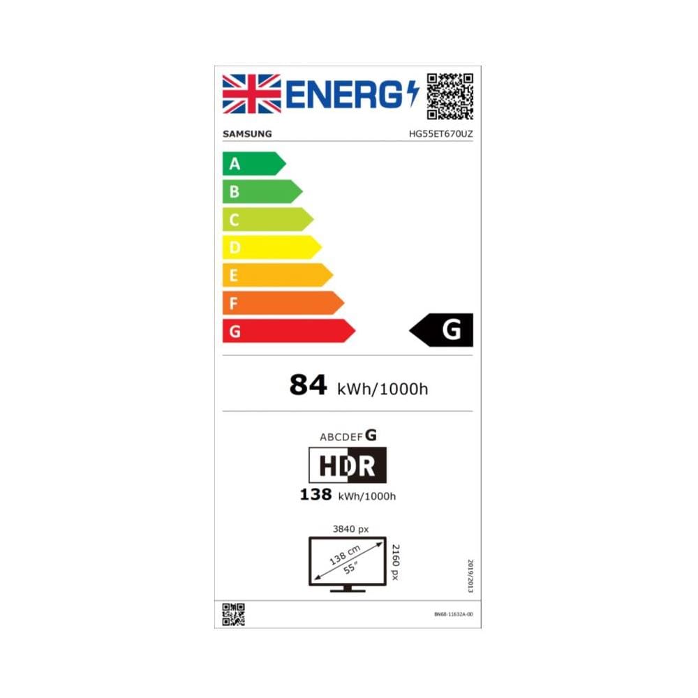 TV LED 4K Ultra HD 139.7" HG55ET670UZXXU - Foto 2
