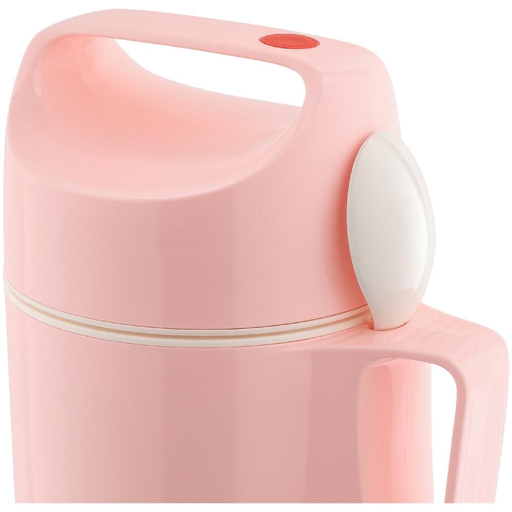 Tazza termica - Dirk 850 - Apertura larga - Lunch box con cucchiaio - Mantiene il caldo per 12 ore - Rosa - Foto 6