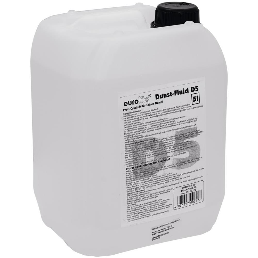 Liquido Per Macchina Del Fumo-nebbia, 5 Litri, Eurolite - Foto 1