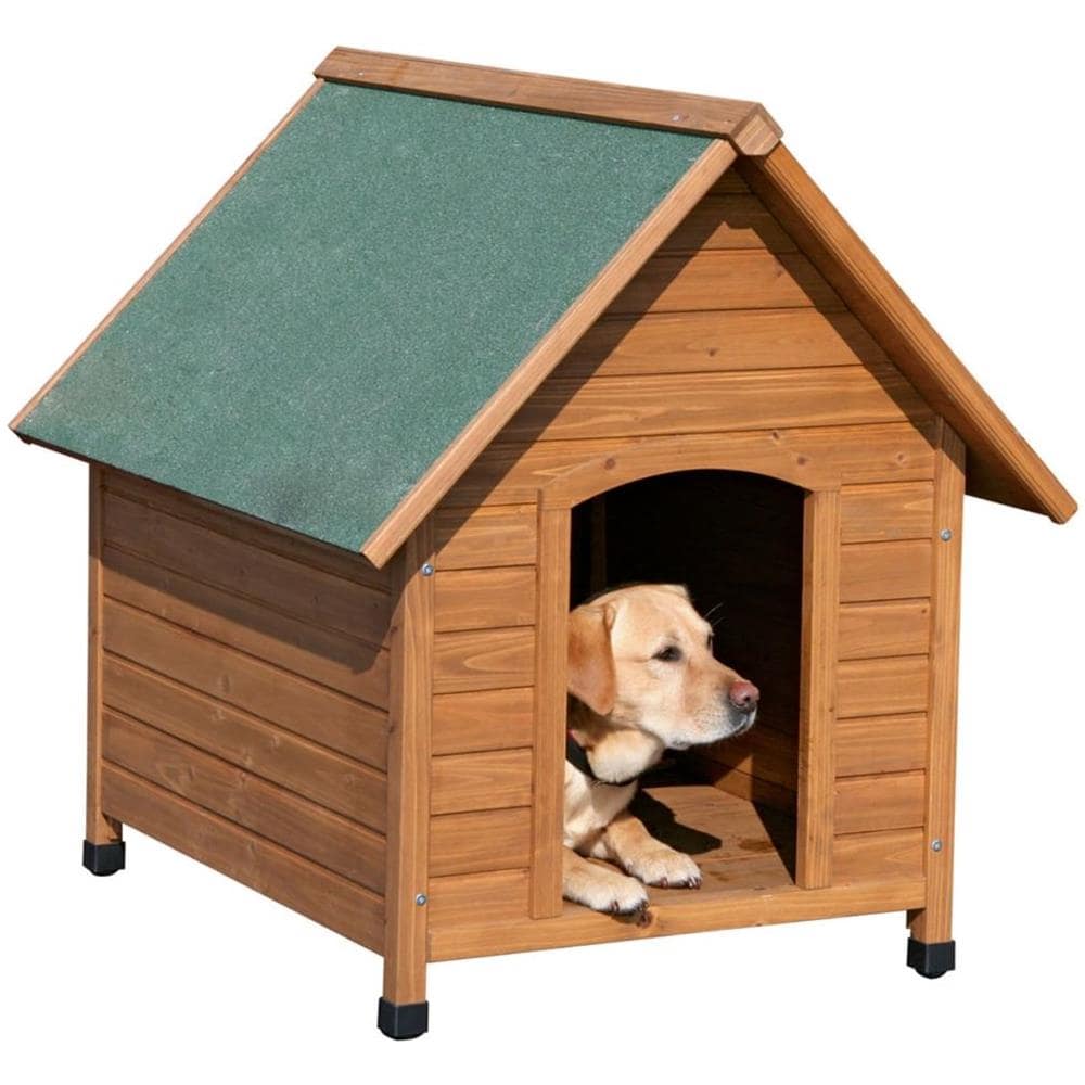 Cuccia Per Cani 100x88x99 Cm Marrone E Verde 82395 - Foto 2