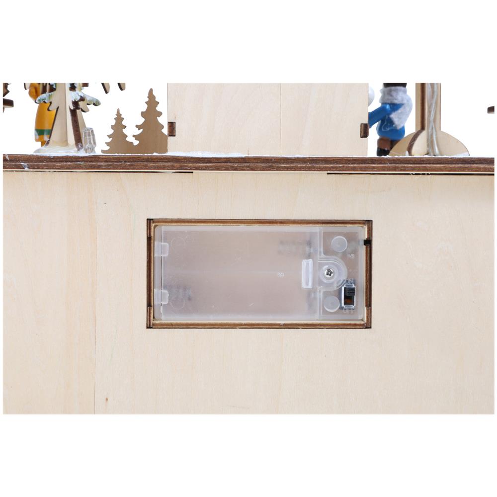 Calendario Dell'avvento In Legno «mercatino Di Natale» - Foto 2