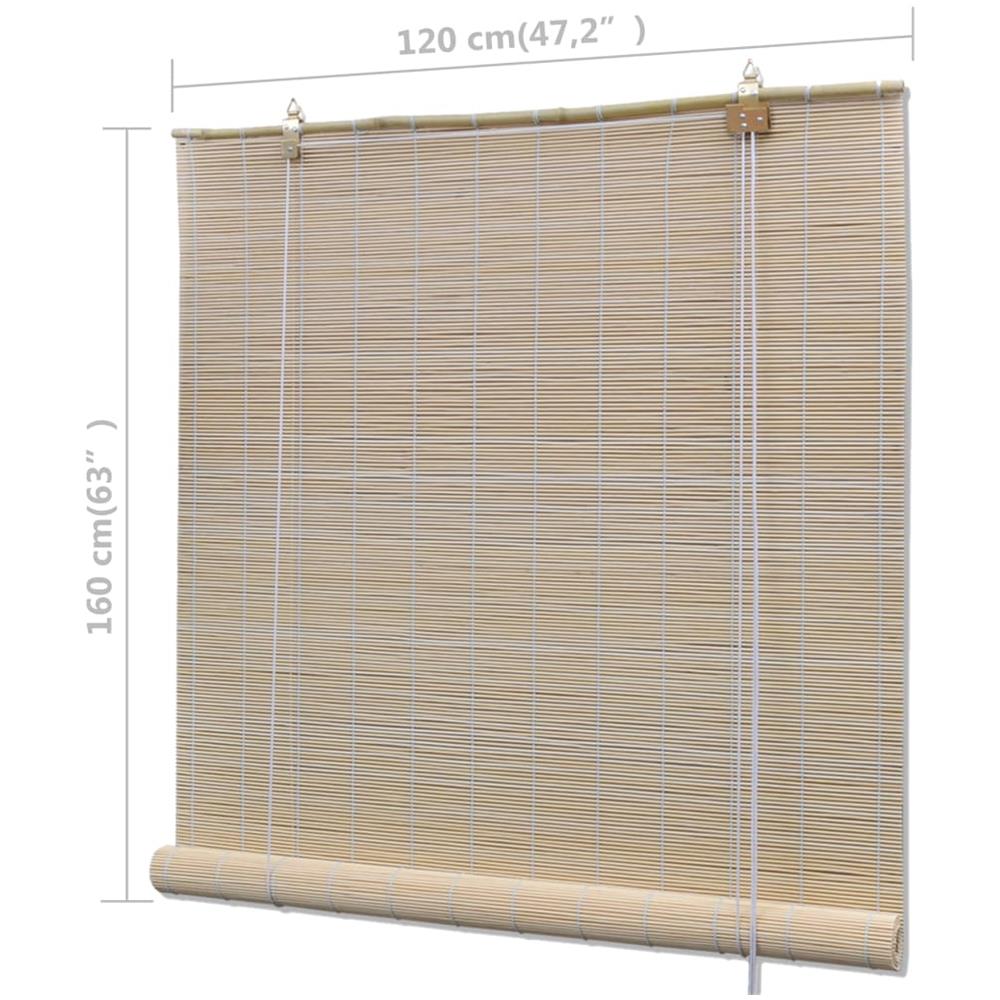 Tende Oscuranti In Bambù Naturale 2 Pz 120 X 160 Cm - Foto 11