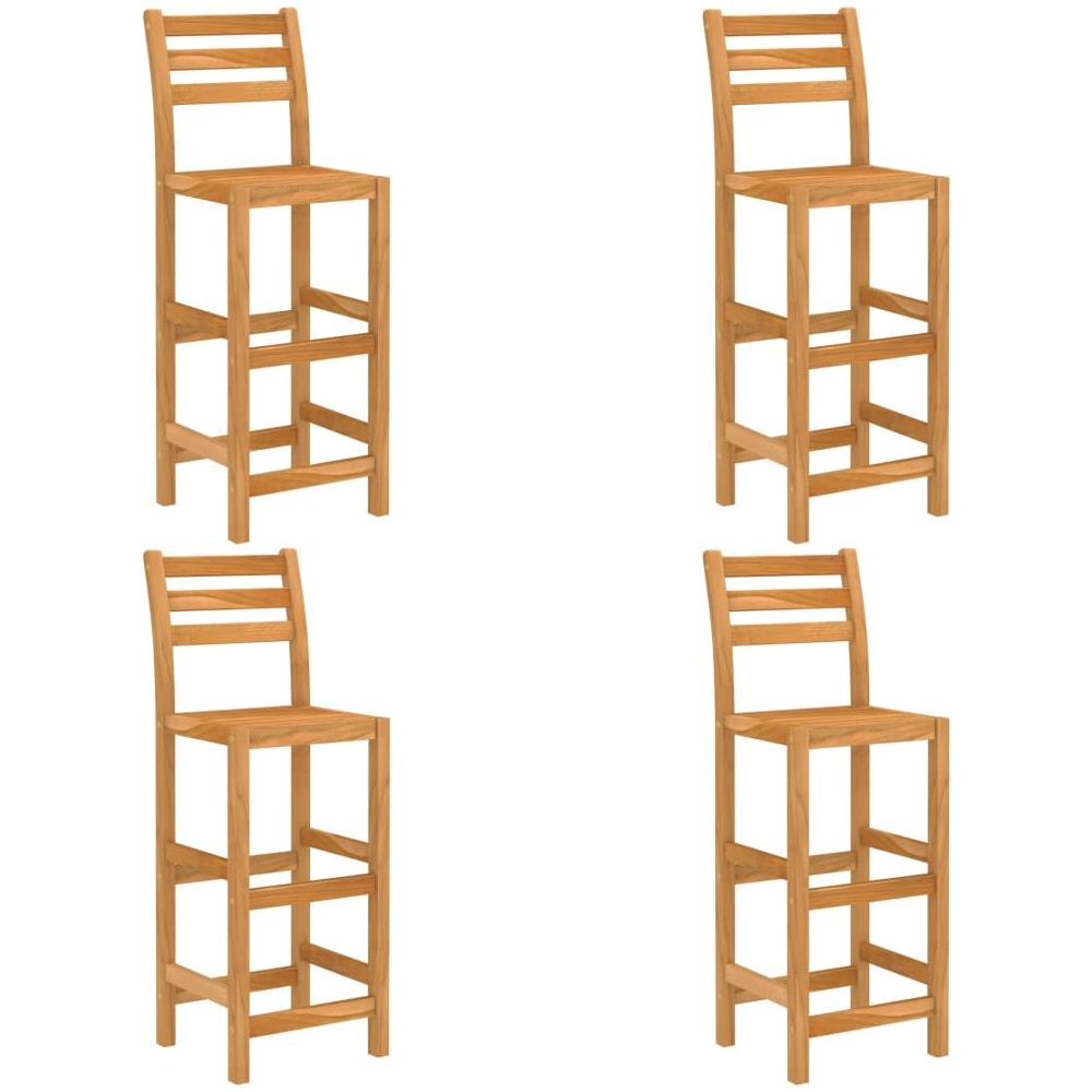 Set Da Bar Da Giardino 5 Pz In Legno Massello Di Acacia - Foto 2