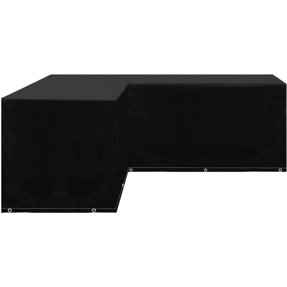 Teli per Mobili da Giardino 2 pz Forma a L 12 Occhielli 250x250x90cm - Foto 2