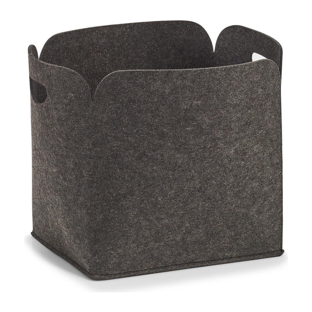Contenitore In Feltro, Cestino, Colore Grigio, 36x28x36 Cm, - Foto 1