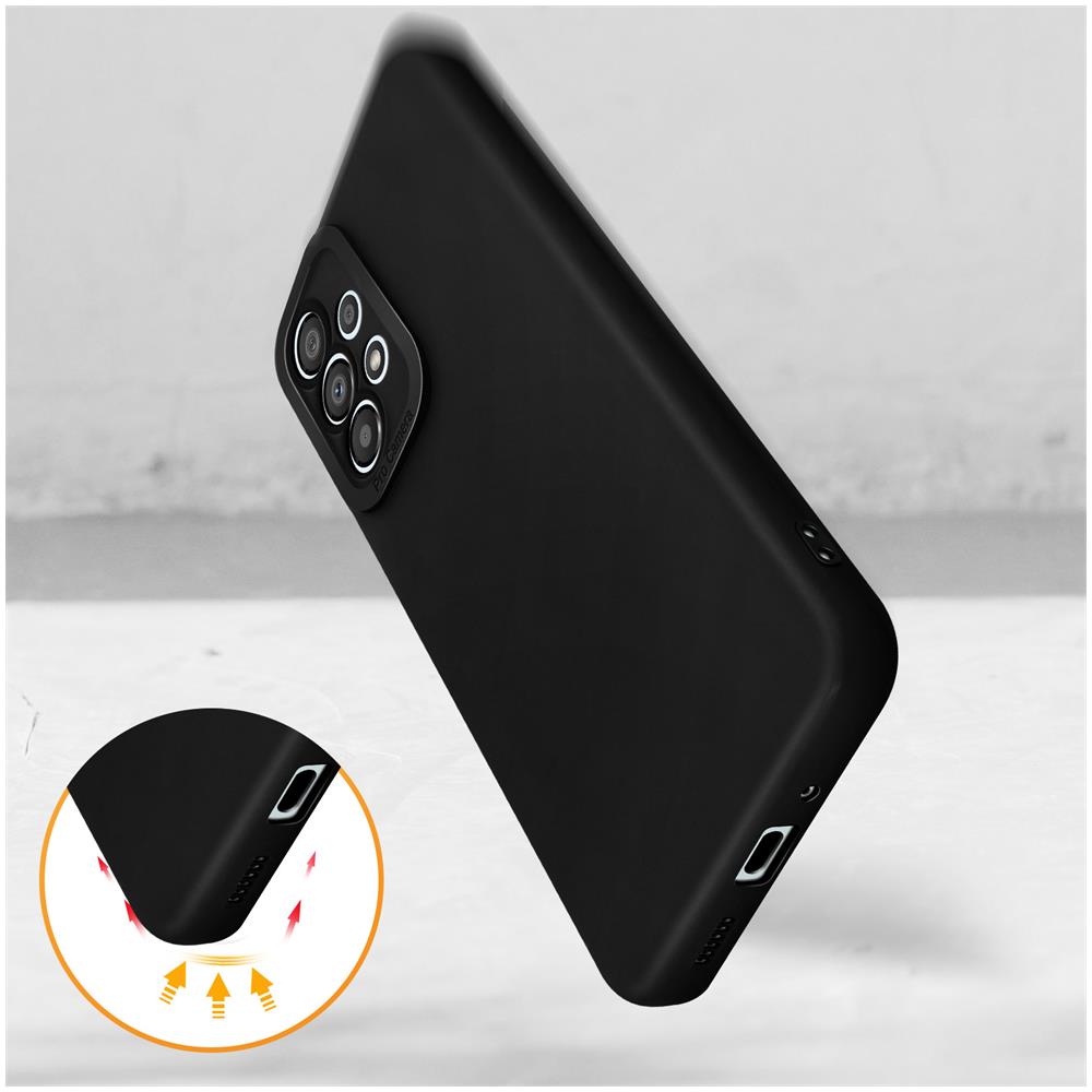 Cover Samsung Galaxy A33 5g Silicone Flessibile Resistente Nera - Foto 2