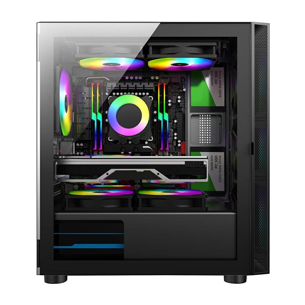 Case IT-GMSC13 ITX / Micro ATX 1 Porta USB 3.0 Colore Nero (Finestrato) - Foto 2
