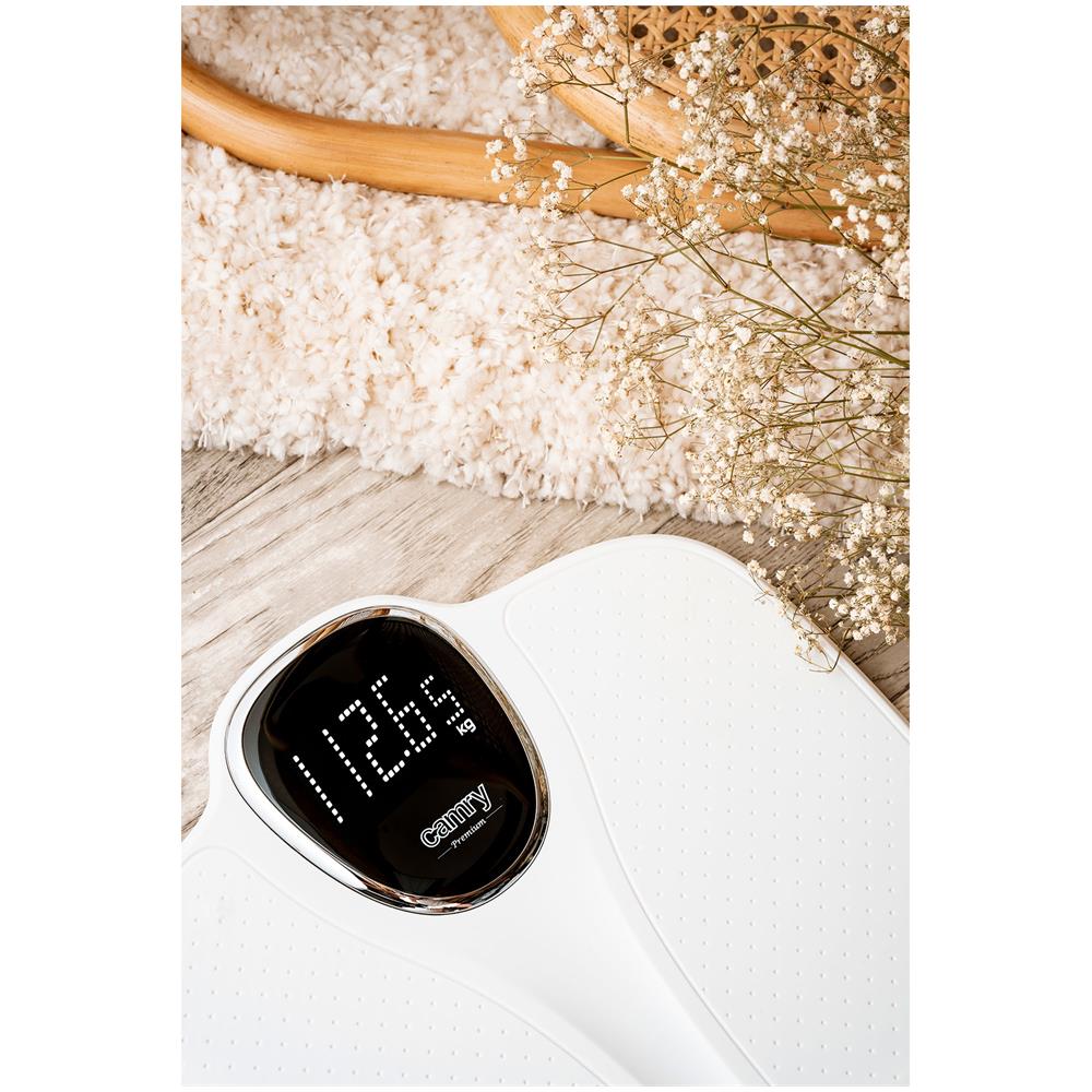 Cr8171w Bilancia Pesapersone Digitale Alta Precisione 180kg, Display Lcd Autospegnimento Bianco - Foto 2