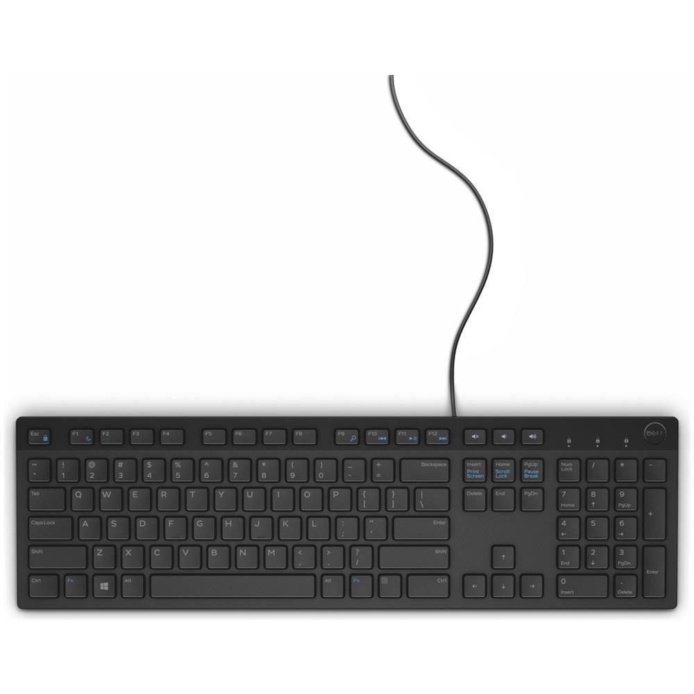 Tastiera Cablato 580-ADHG per PC/server (Layout QWERTY) Colore Nero - Foto 1