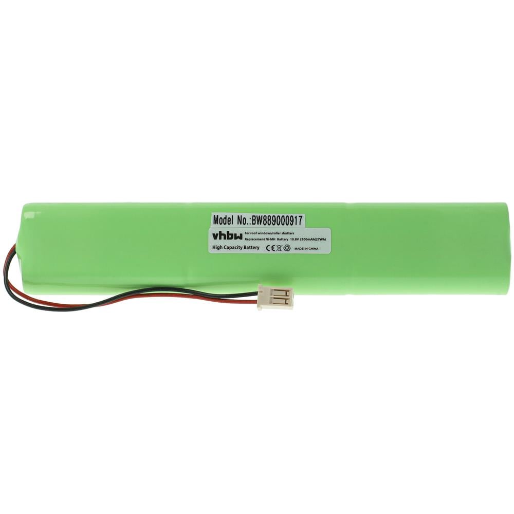 Batteria Sostituisce Velux 946930, 946933 Per Tenda Avvolgibile Dell'abbaino (2500mah, 10,8v, Nimh) - Foto 1