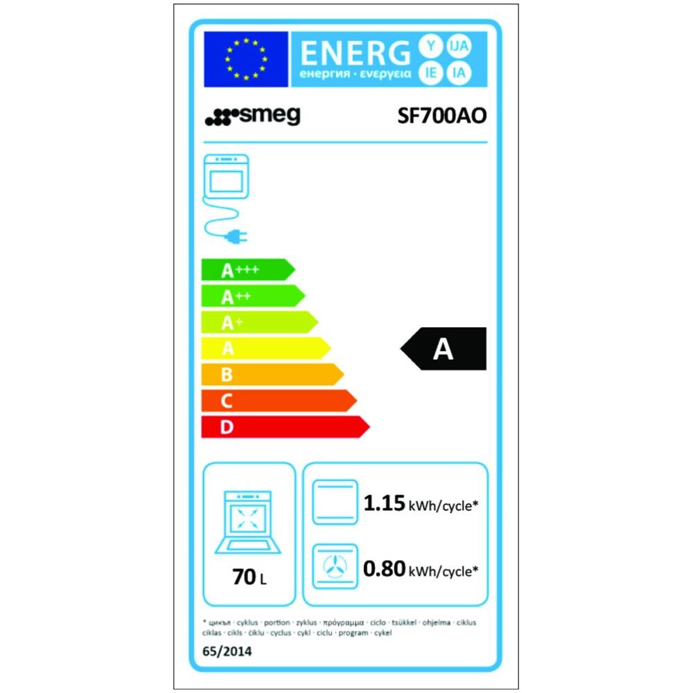 Forno Elettrico da Incasso SF700AO Capacità 70 L elettrico Potenza 3000 W Colore Antracite - Foto 3
