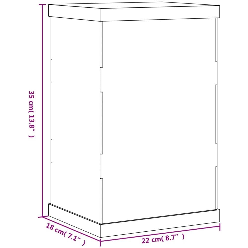 Scatola Espositiva Trasparente 22x18x35 Cm In Acrilico - Foto 2