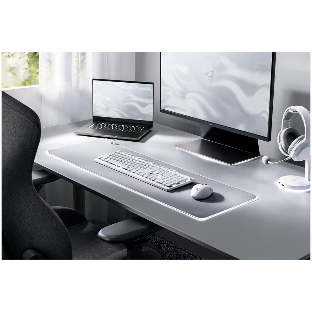 Tastiera Wireles + Bluetooth RZ03-04363500-R3M1  per Gaming (Layout Inglese US) Colore Bianco - Foto 6