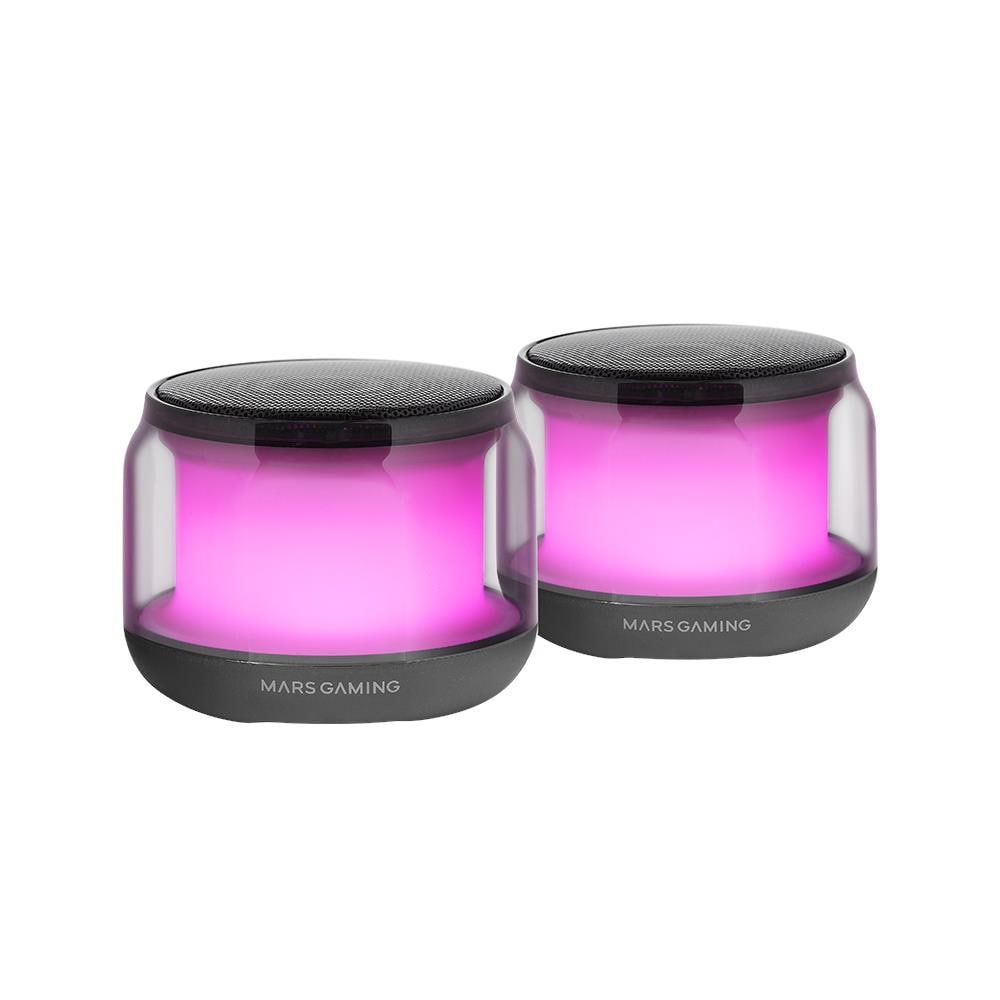 Altoparlante Bluetooth 5.3 Chipset DSP15W Illuminazione RGB con Design Clearview 360º Ingresso AUX-in Nero - Foto 1