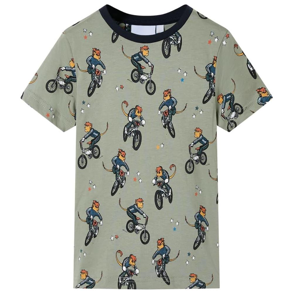 Pigiama da Bambino a Maniche Corte Cachi Chiaro 140 - Foto 2