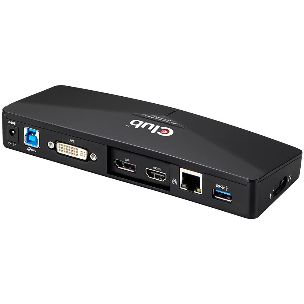SenseVision USB 3.0 4K Docking Station, Cavo, USB 3.0, USB B, 10, 100, 1000 Mbit / s, Nero, Potenza - Foto 2