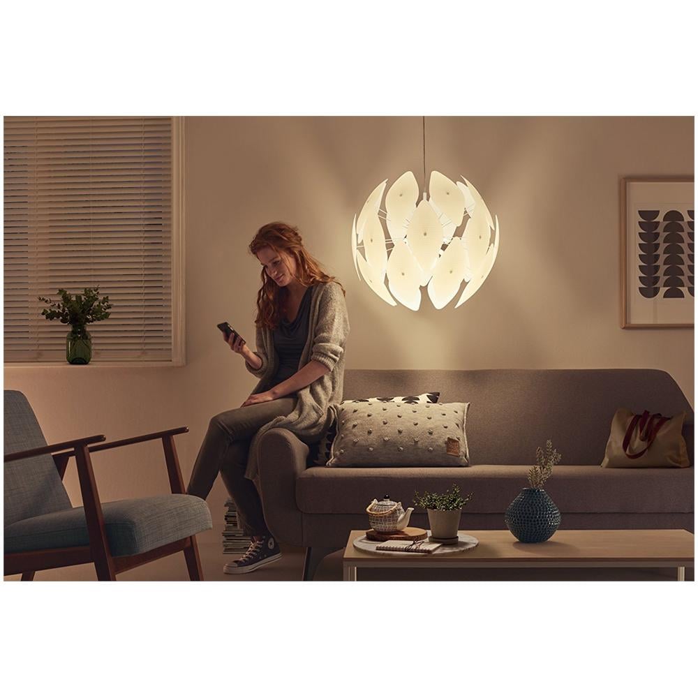 Smart Volume Chiffon Lampadario a Sospensione, 60 cm, Bianco - Foto 5