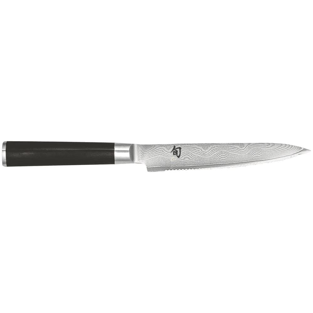 Coltello Per Pomodori Cm 15 Linea Shun Classic Di In Acciaio Damasco Con Manico In Legno Pakka - Foto 1