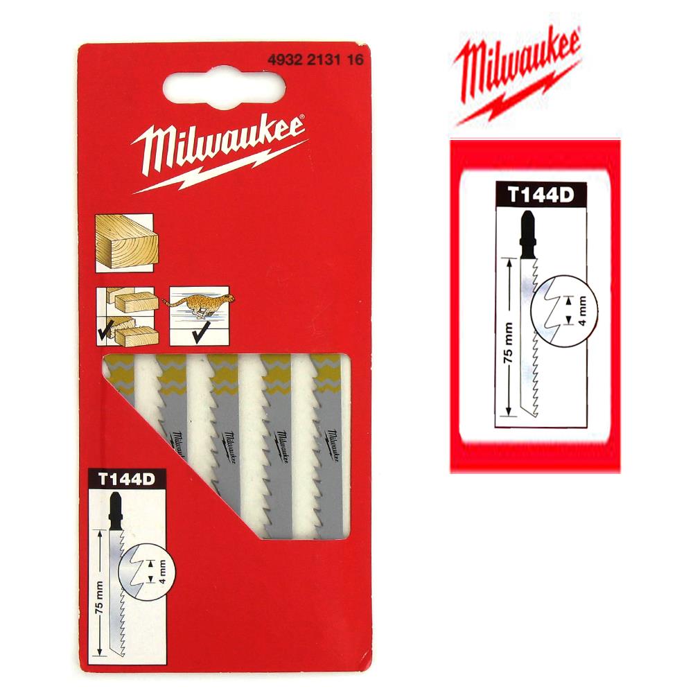 Confezione Da 5 Lame Jig Saw Legno 75 Millimetri Dente 4 Millimetri 4.932.213,1160 - Foto 1