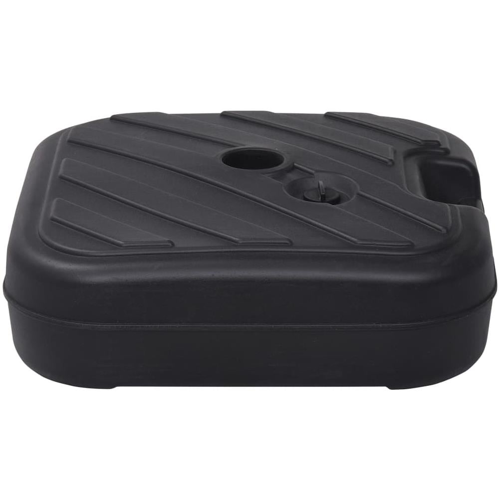Base Per Ombrellone Riempibile Con Sabbia / acqua 24l Nera - Foto 2