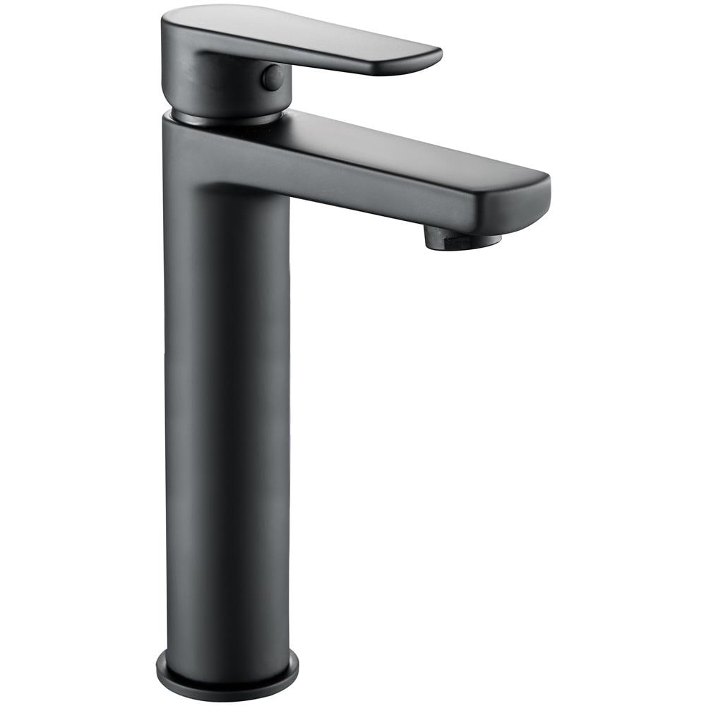 Miscelatore Rubinetto Africa Per Lavabo Con Bocca Alta Ottone Nero Opaco Bagno - Foto 1