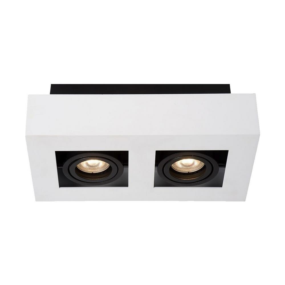 Moderna Superficie Montata Bianco, Nero 2 Luci, Gu10 - Foto 1
