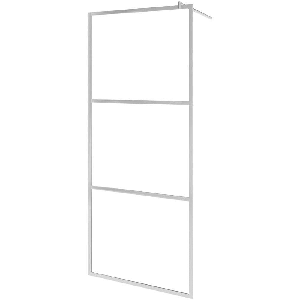 Parete Per Doccia Walk-in Vetro Semi Smerigliato Esg 80x195 Cm - Foto 2