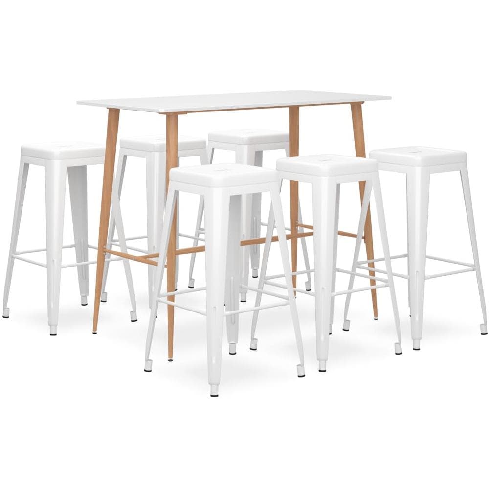 Set da Bar 7 pz Bianco - Foto 1