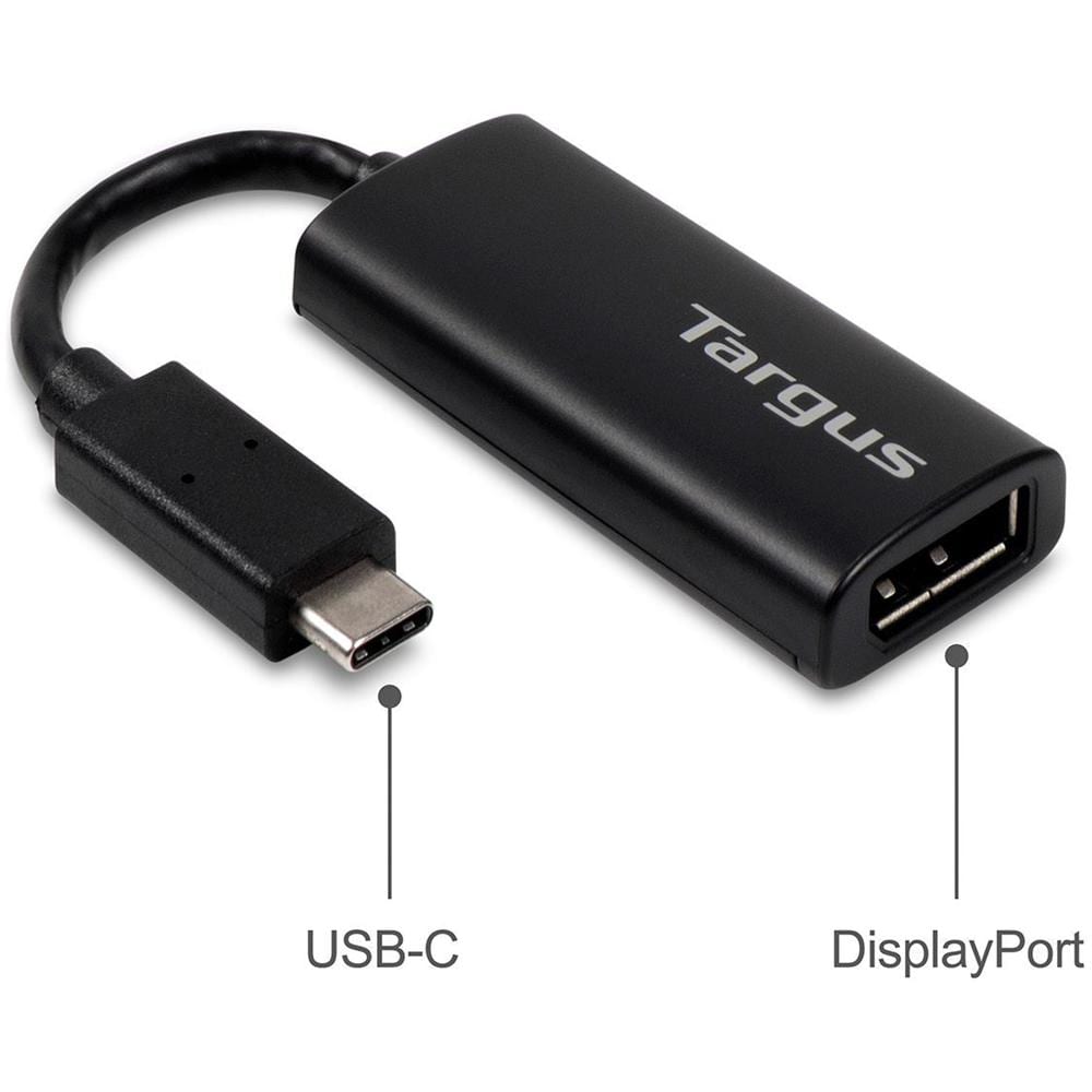 ACA932EUZ, USB C, DisplayPort, Maschio, Femmina, Nero, 3840 x 2160 Pixel - Foto 2