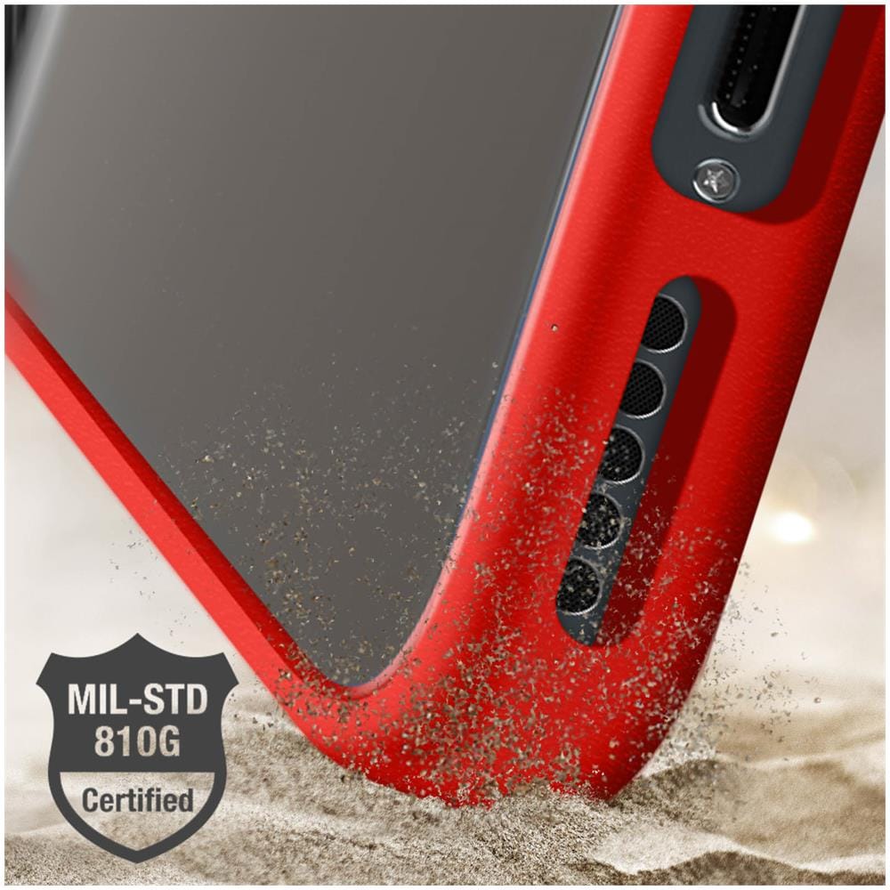 Cover Iphone 13 Pro Modalità Bumper Rinforzata Mod Nx Rossa - Foto 2