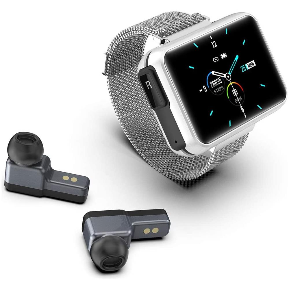 Chronus - T91 Fitness Tracker Ip67 Impermeabile-smartwatch Orologio  Intelligente Fitness Uomo Donna In Argento - ePRICE