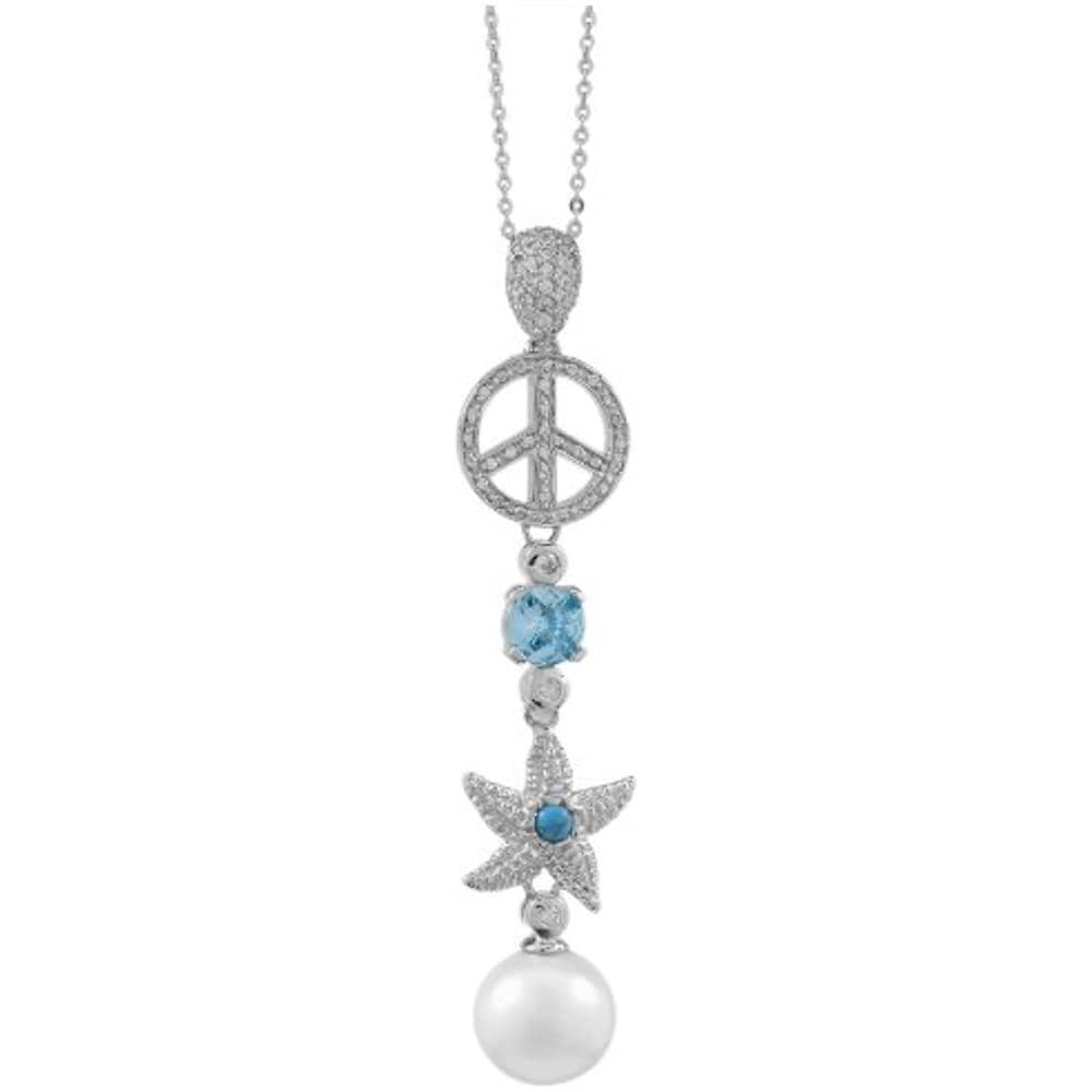 Jewelry Jbm1038-321 - Catenina Con Pendente Da Donna Con Zirconia Cubica - Argento Sterling 925 - 450 Mm - Foto 1