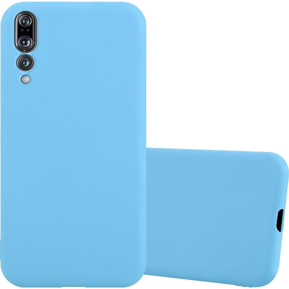 Custodia Compatibile Con Huawei P20 Pro In Candy Blu - Coperchio Protettivo In Silicone Tpu Flessibile - Foto 1