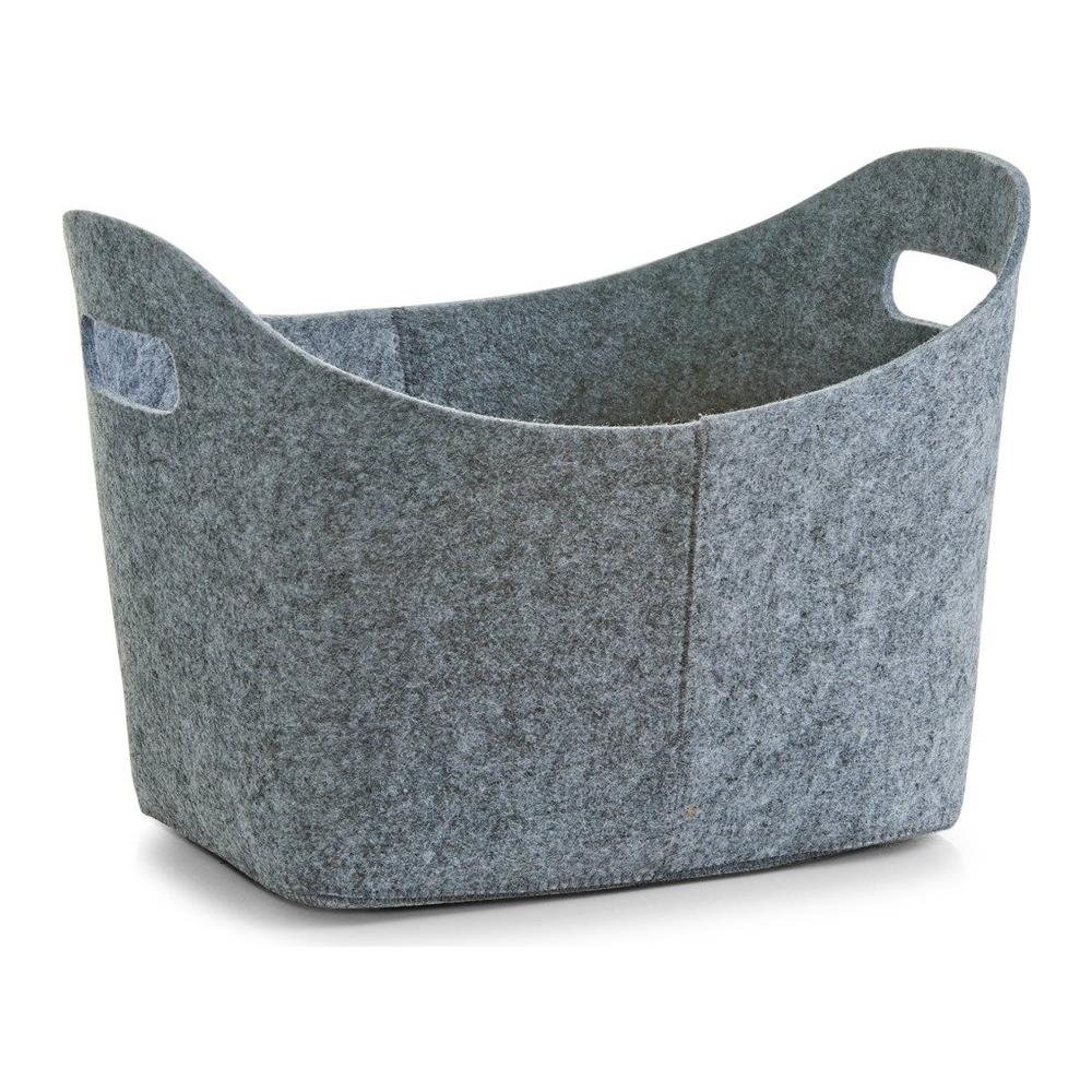 Cestino Portaoggetti Ovale, Feltro - Contenitore 26 L, Zeller - Foto 1