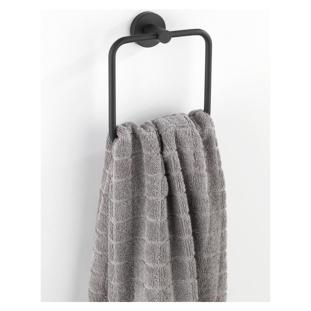 Bosio Bordo Asciugamano, Porta Asciugamani Nero, - Foto 2