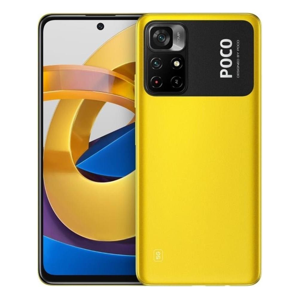 M4 Pro 5G 16,8 cm (6.6") Doppia SIM Android 11 USB tipo-C 4 GB 64 GB 5000 mAh Giallo - Foto 1