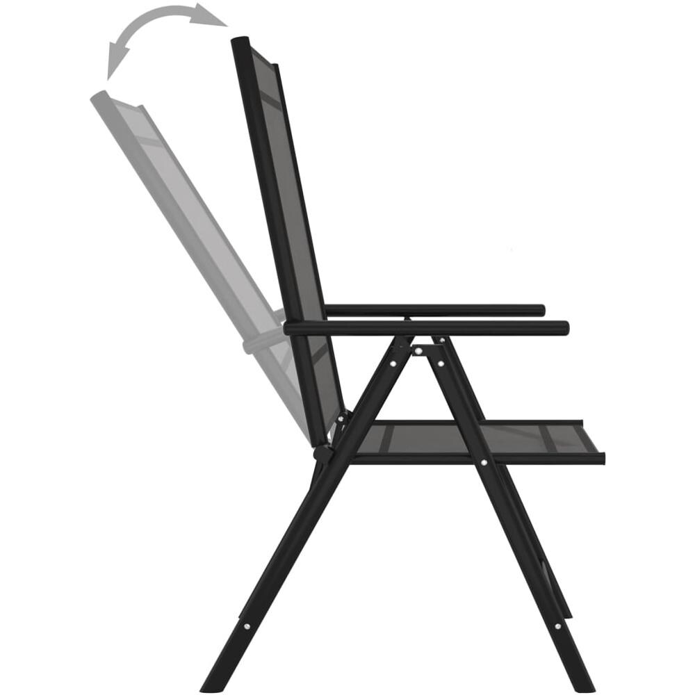 Set Per Divani Da Giardino 9 Pz Nero E Antracite - Foto 2