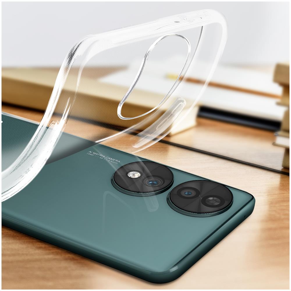 Cover Honor 70 Silicone Flessibile Sottile Leggero Trasparente - Foto 4