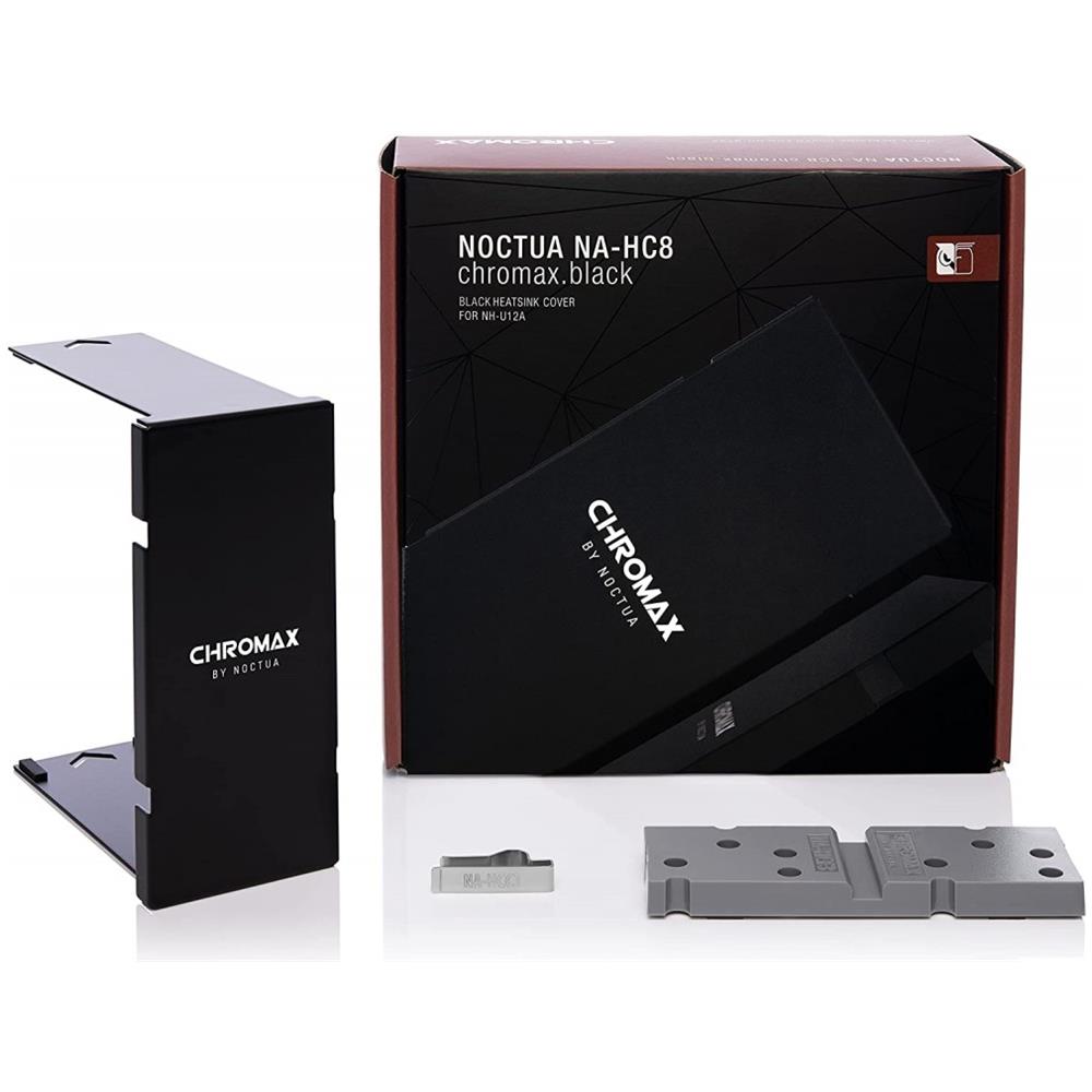 NA-HC8 chromax.black Cover per Dissipatori CPU NH-U12A Colore Nero - Foto 3