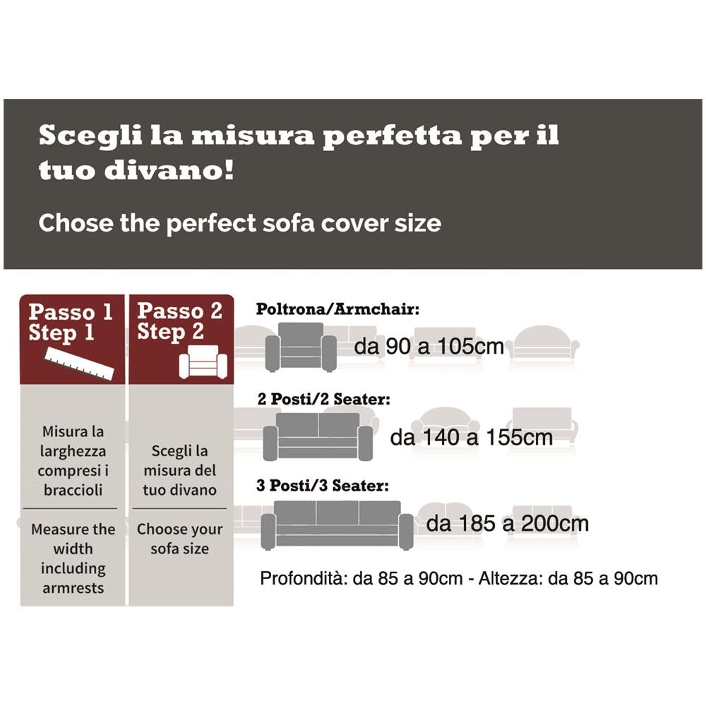 Copridivano Fodera Telo Protezione Divano Con Laccetti Fiocco Varie Fantasie 3 Posti Scozia Beige - Foto 5