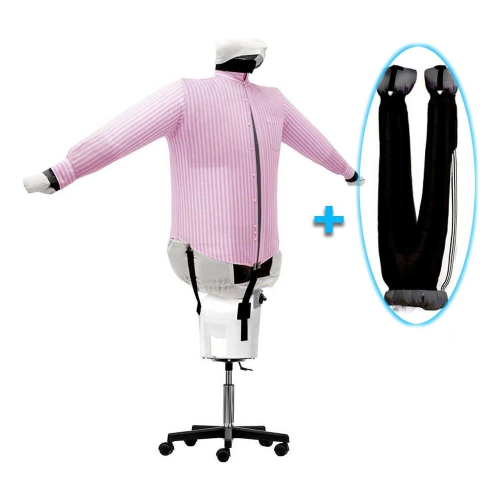 EOLO Stirasciugatrice SA05 SP ECO INOX V6 Stira Asciuga Camicie Camicette Pantaloni Stiro Facile Manichino Ferro Verticale Stiratrice Supporto 5 Ruote 3 Programmi Made in Italy Garanzia 5 Anni Efficienza A++ - Foto 1